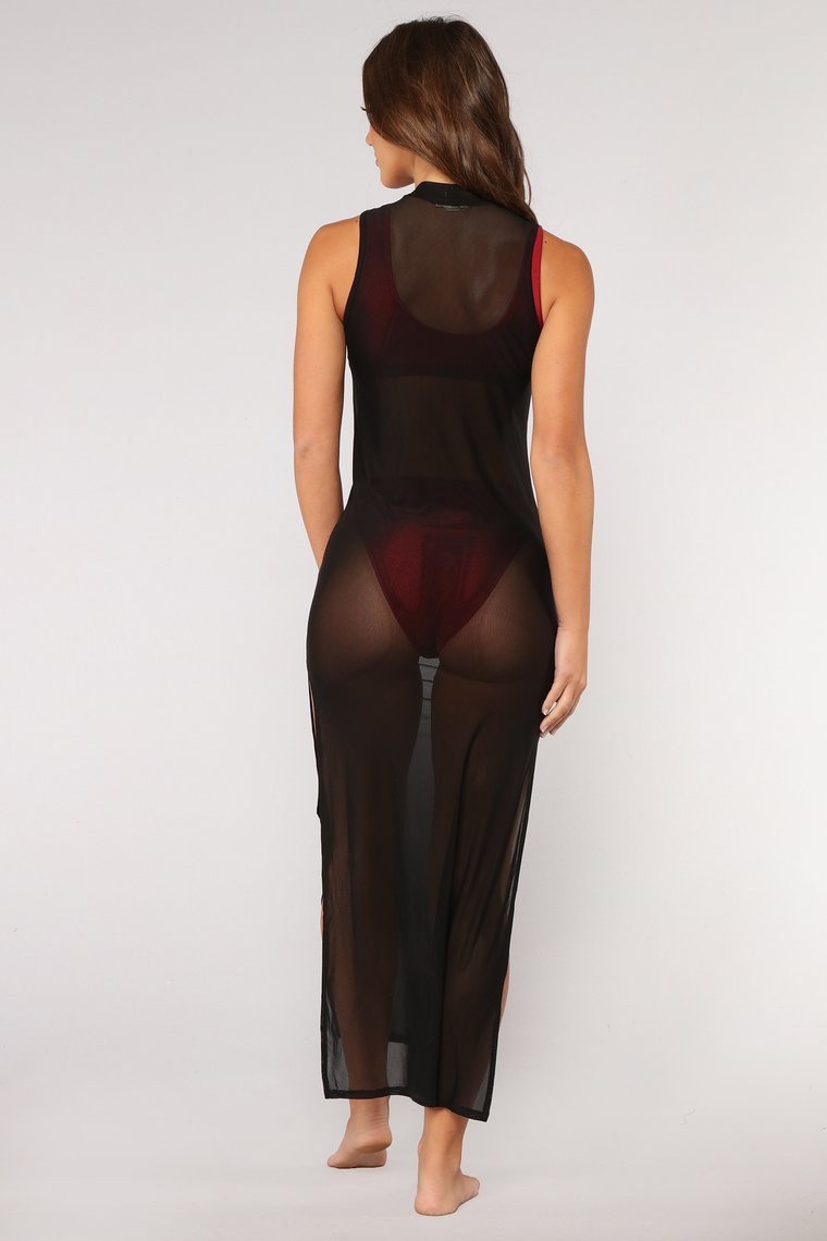 Ocean Avenue Cover Up Dress - Black