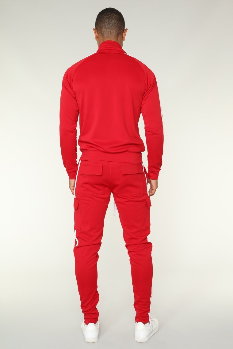 Post-trackjacket - rood/combo