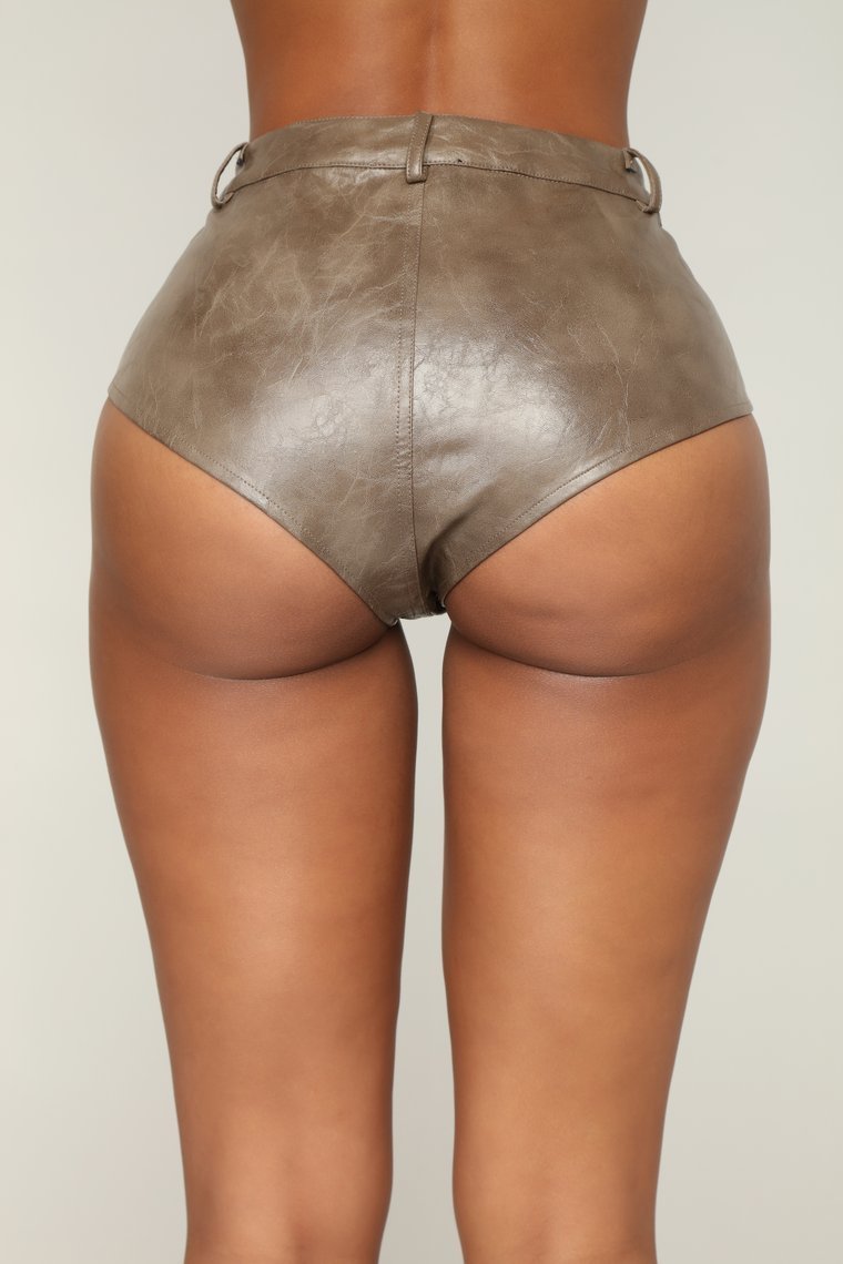 Myah Mini Shorts - Olive