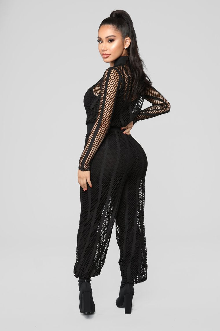 Combinaison Holy Moly Mesh-Noir