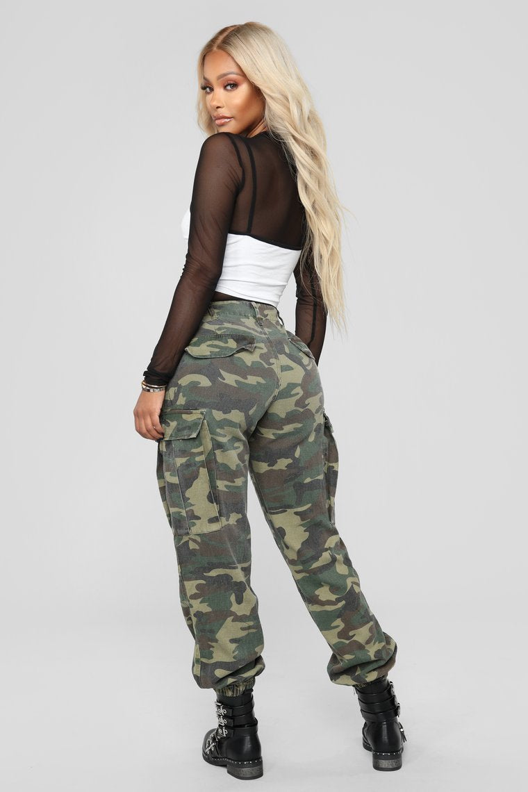 Cadet Kim Oversized Camo Pants - Camo