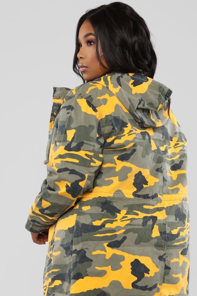Hide And Play Jacket - Yellow Camo
