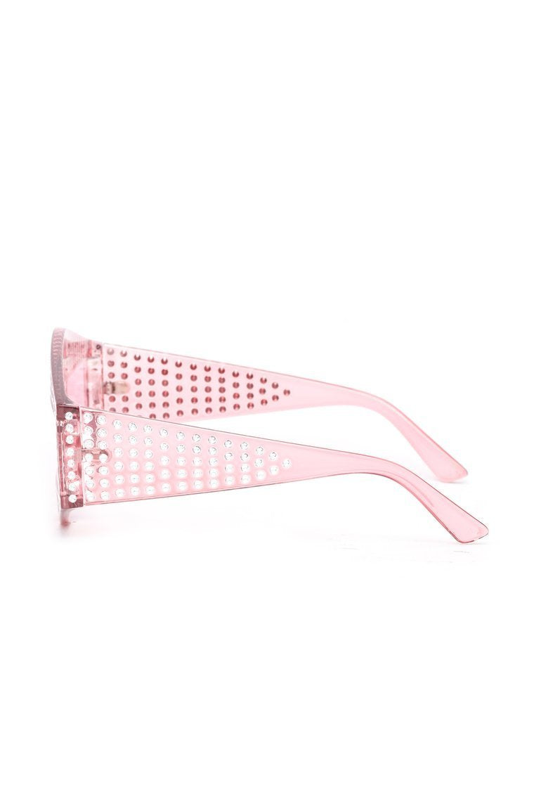 Lunettes de soleil Team Glam - Cristal rose