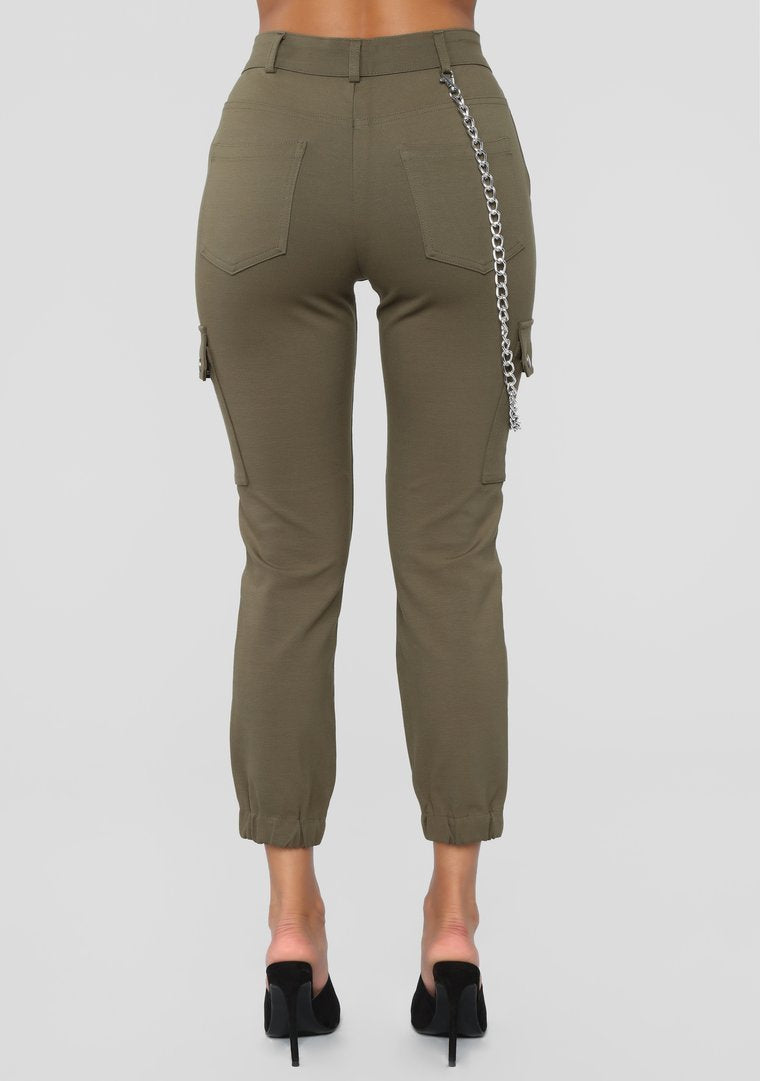 Rowan Ponte Joggers - Olive