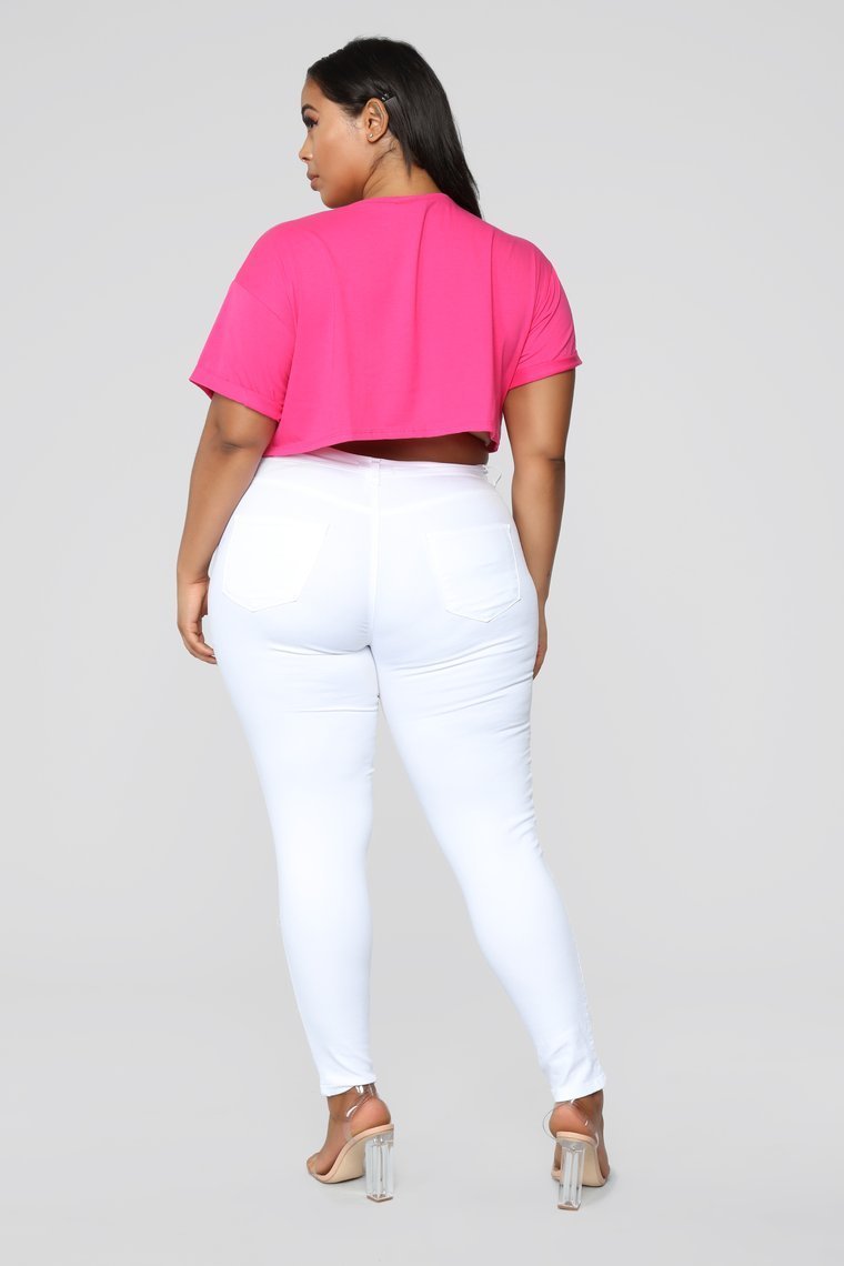 Your Competition Crop Top - Hot Pink