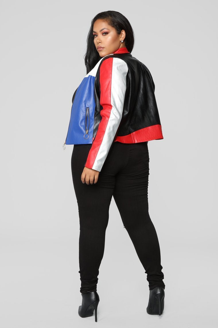 Not Your Average Colorblock Jacket - Multicolor