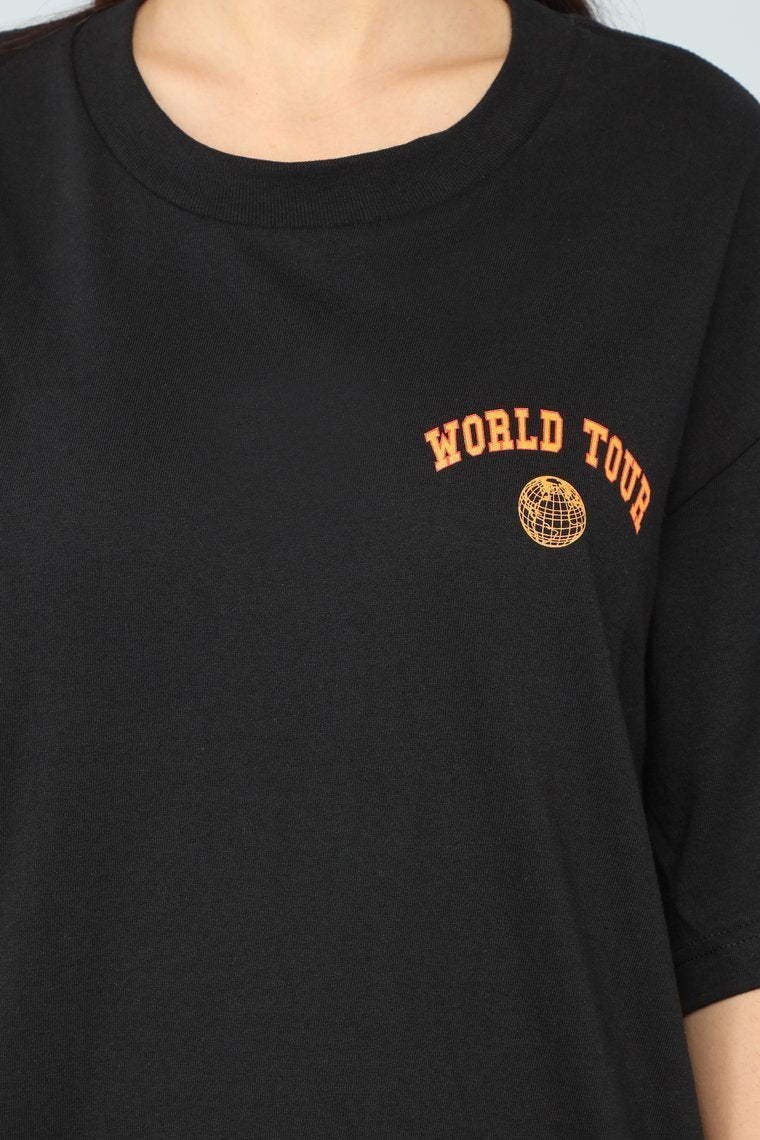 World Tour Tee - Black