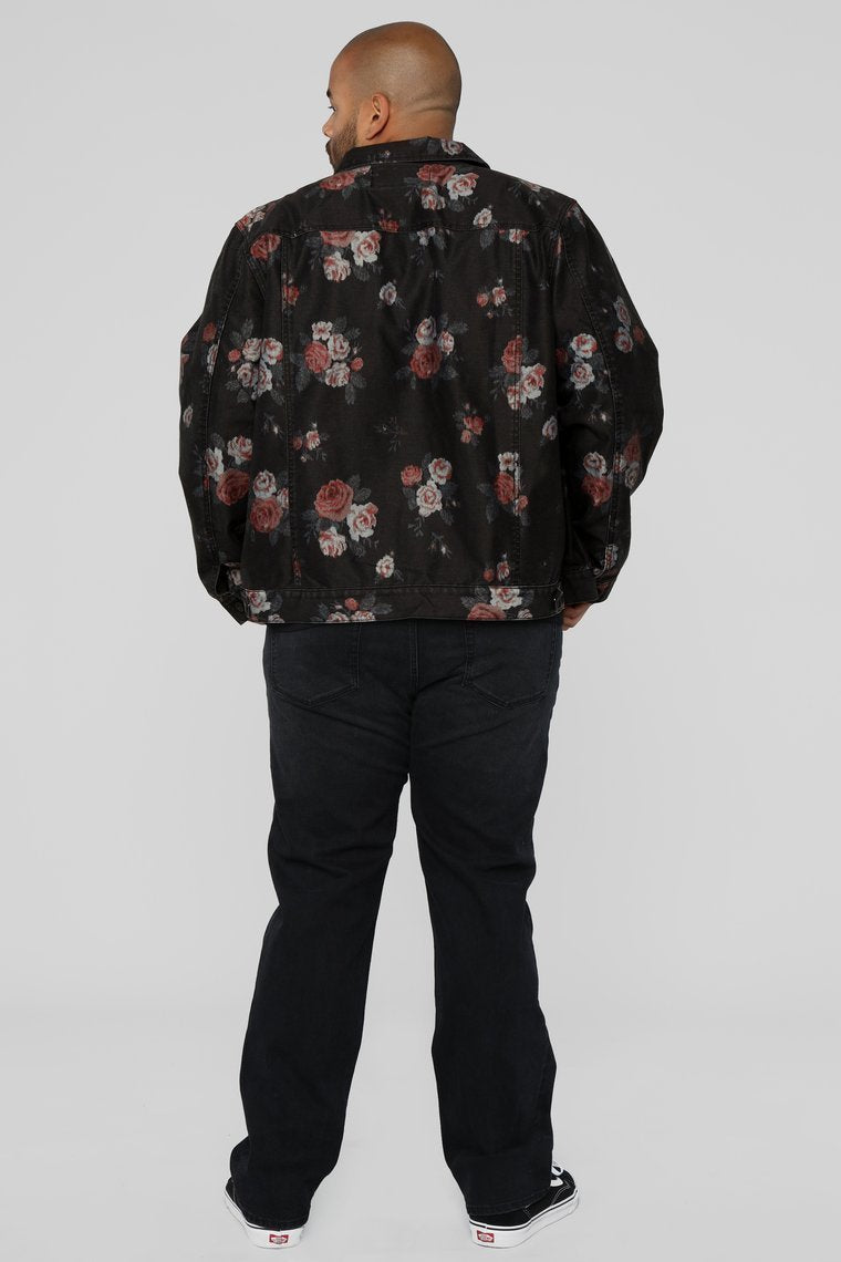 Dominick Denim Jacket - Black/Combo