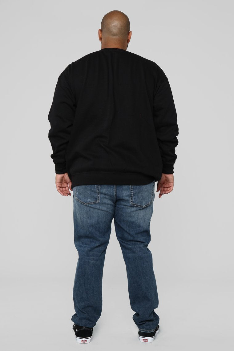 Kurt Crew Sweatshirt - Black