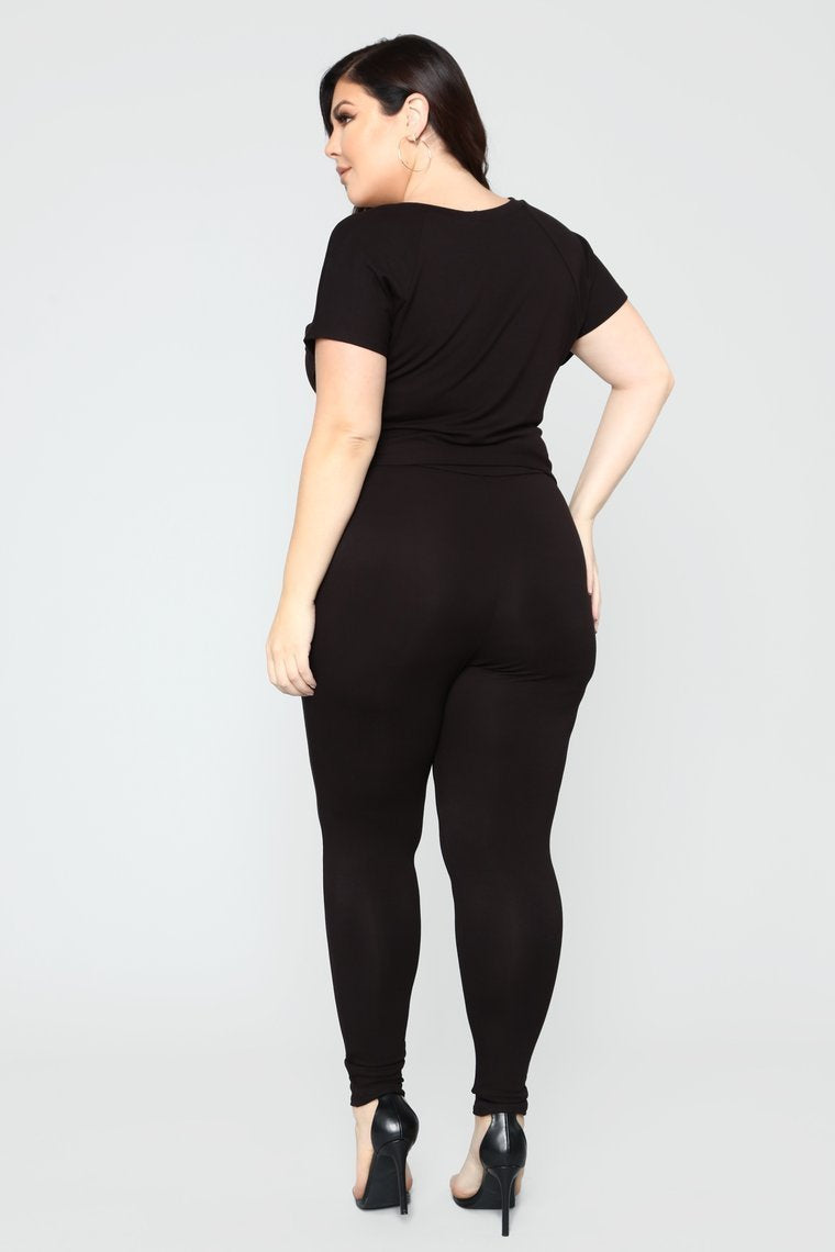 Hug Me Tight Jumpsuit - Noir