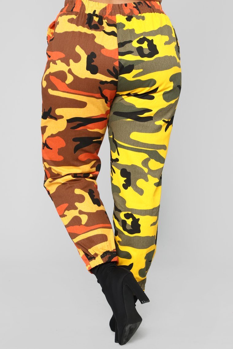 Masira Cargo Joggers - Orange/Olive
