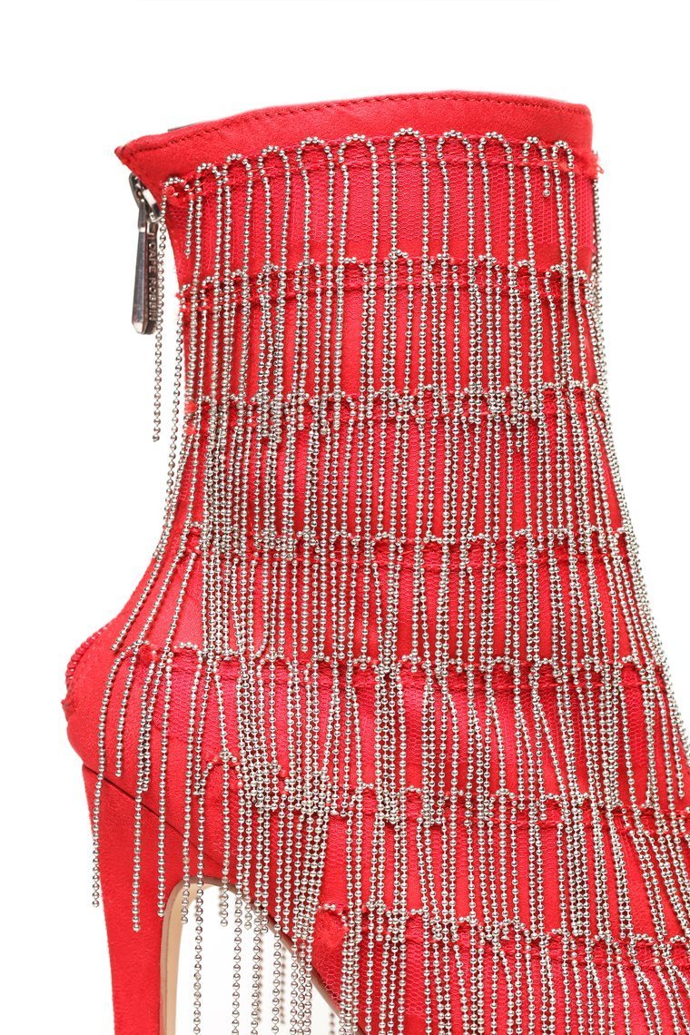 You Are A Rockstar Bootie - Red