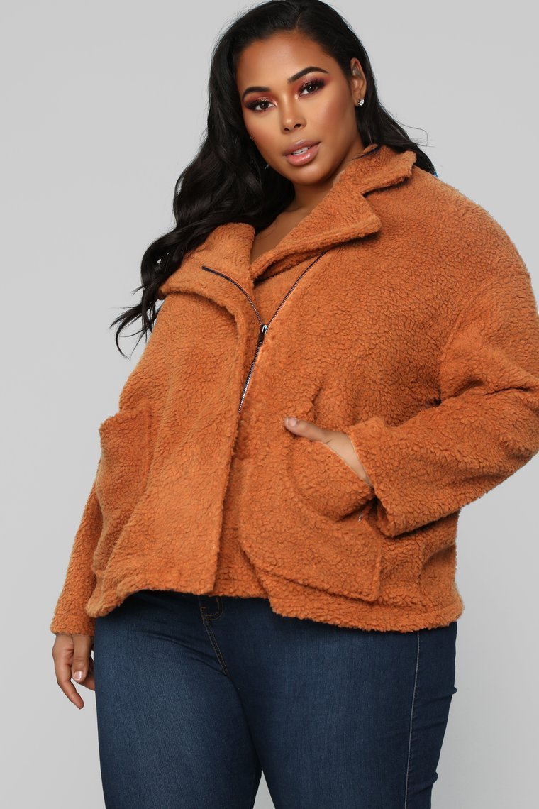 Bear Hugs Jacket - Camel