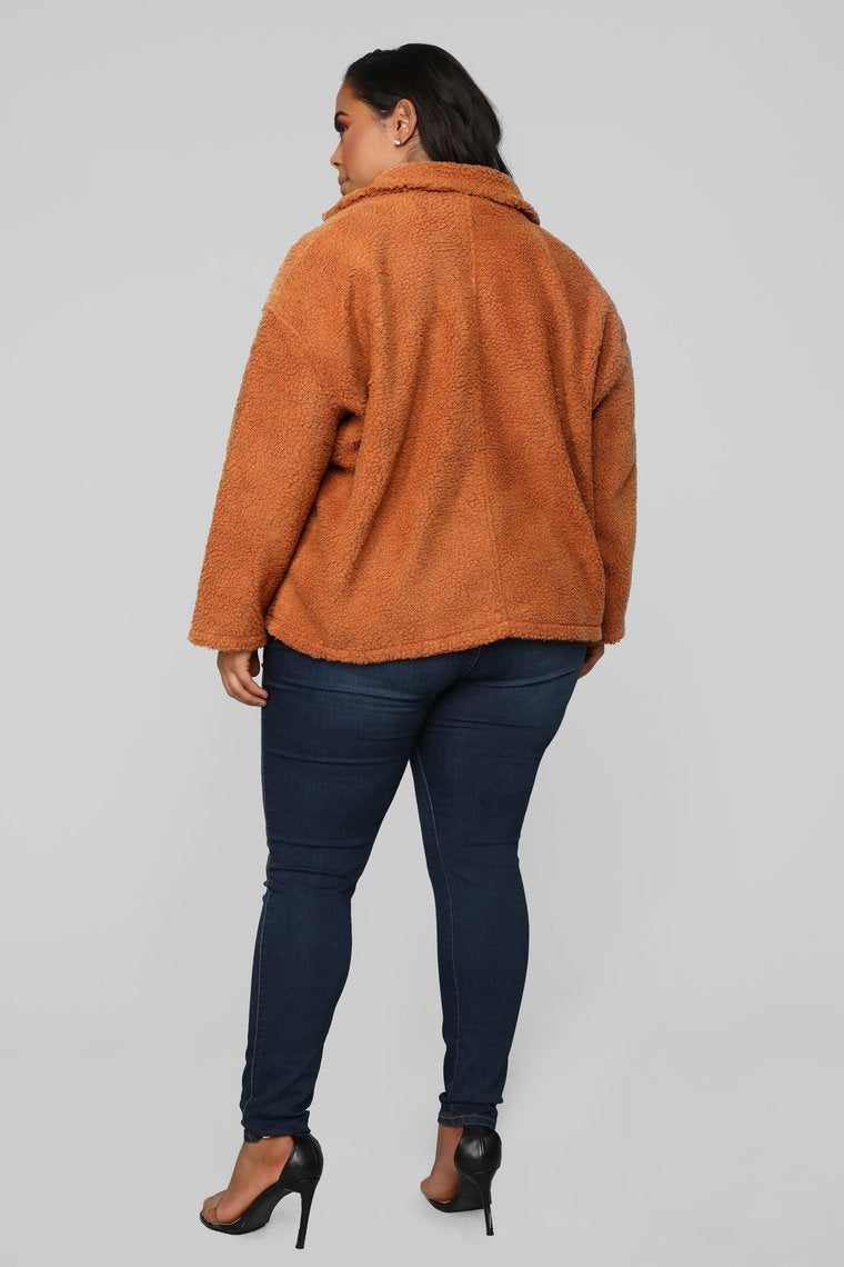 Bear Hugs Jacket - Camel