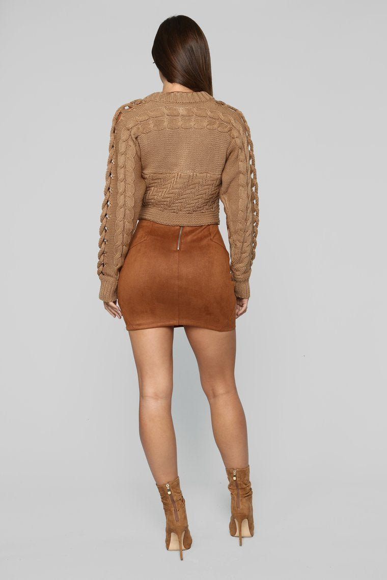 Right For Me Cardigan-Mocha