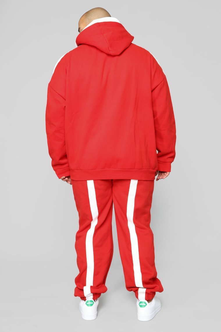 Redemption Hoodie - Red/White