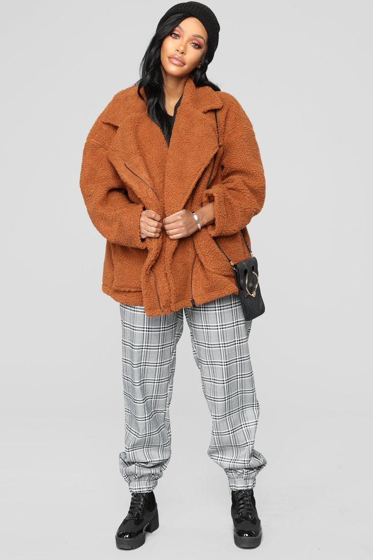 Bear Hugs Jacket - Camel