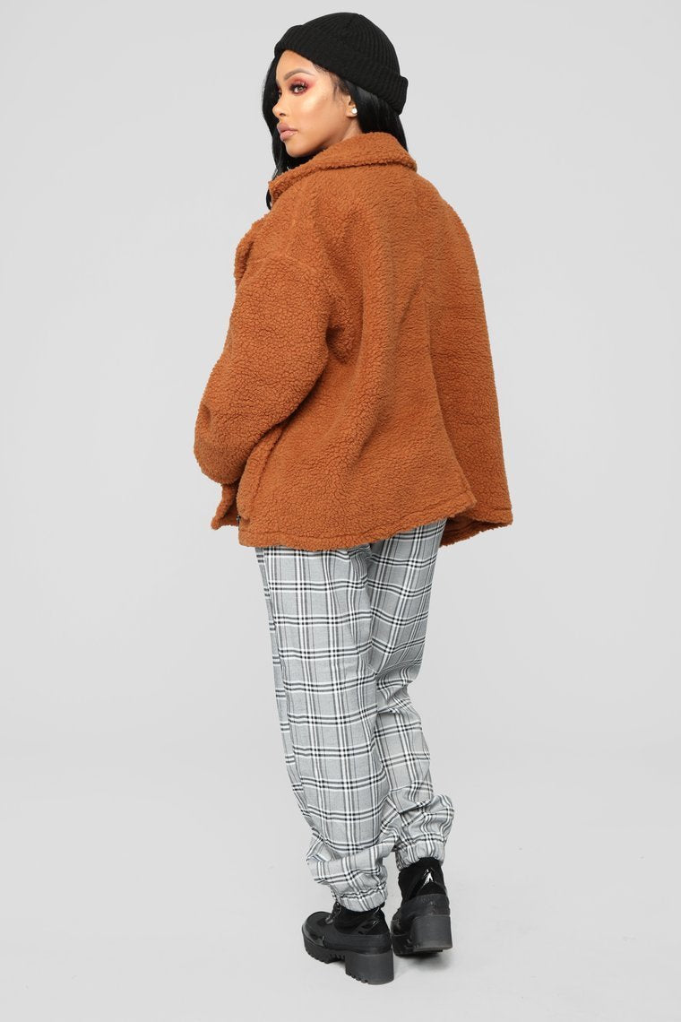 Bear Hugs Jacket - Camel