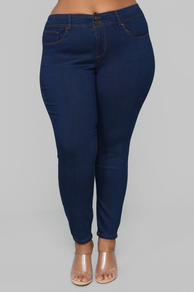Back It Up Booty Lifting Jeans - Dark Denim