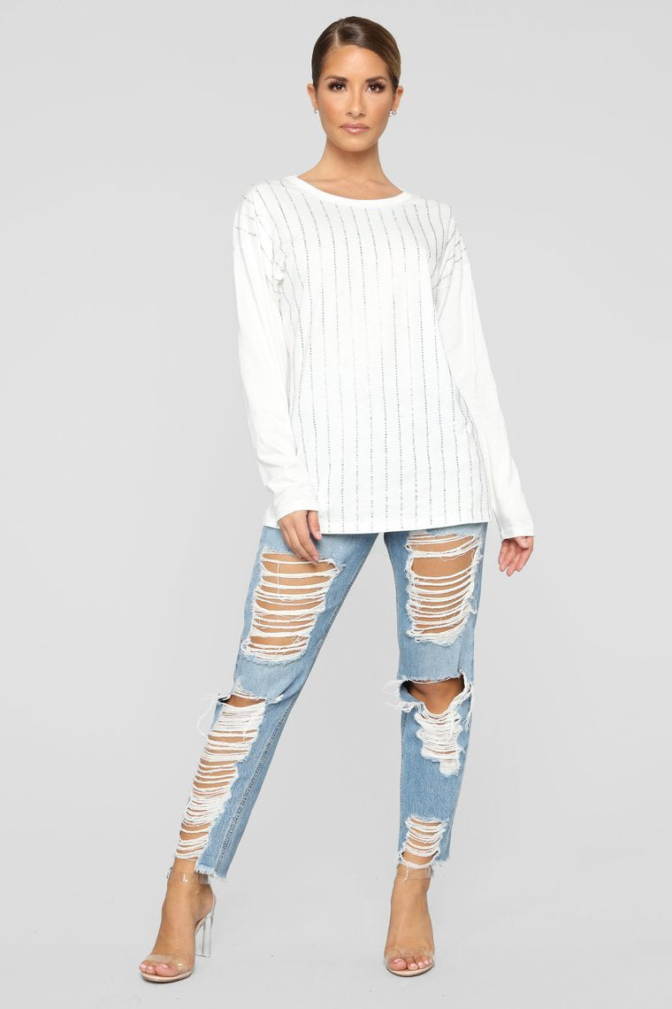 High Standards Tunic Top - White