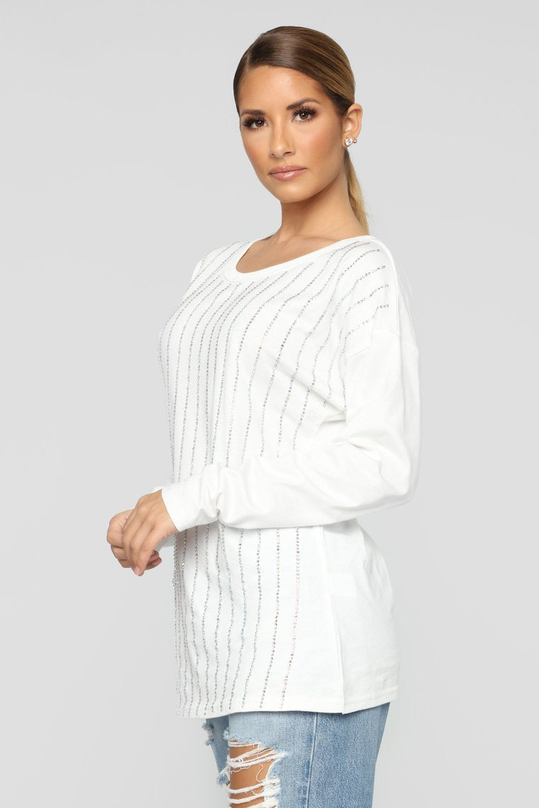 High Standards Tunic Top - White