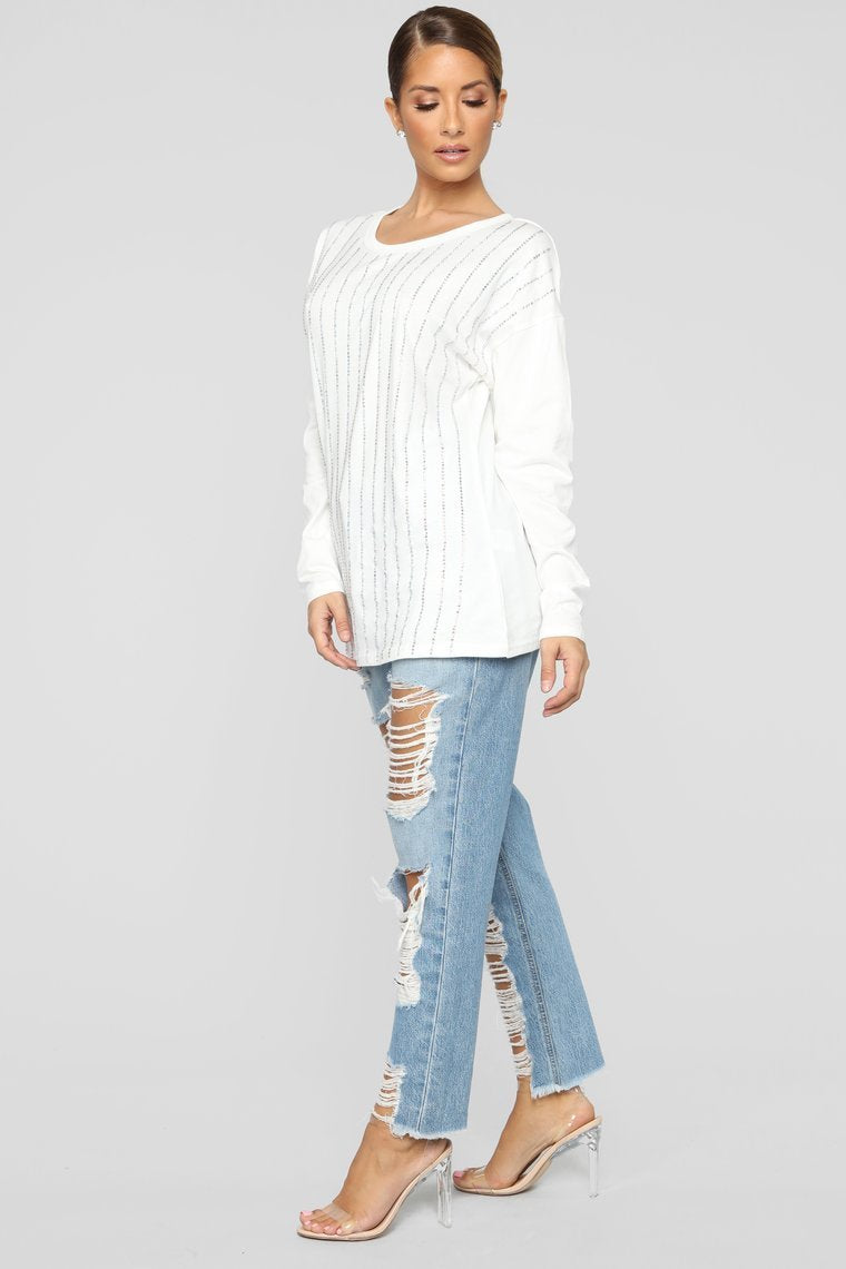High Standards Tunic Top - White