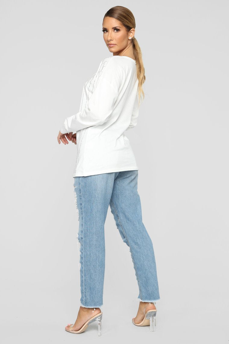 High Standards Tunic Top - White