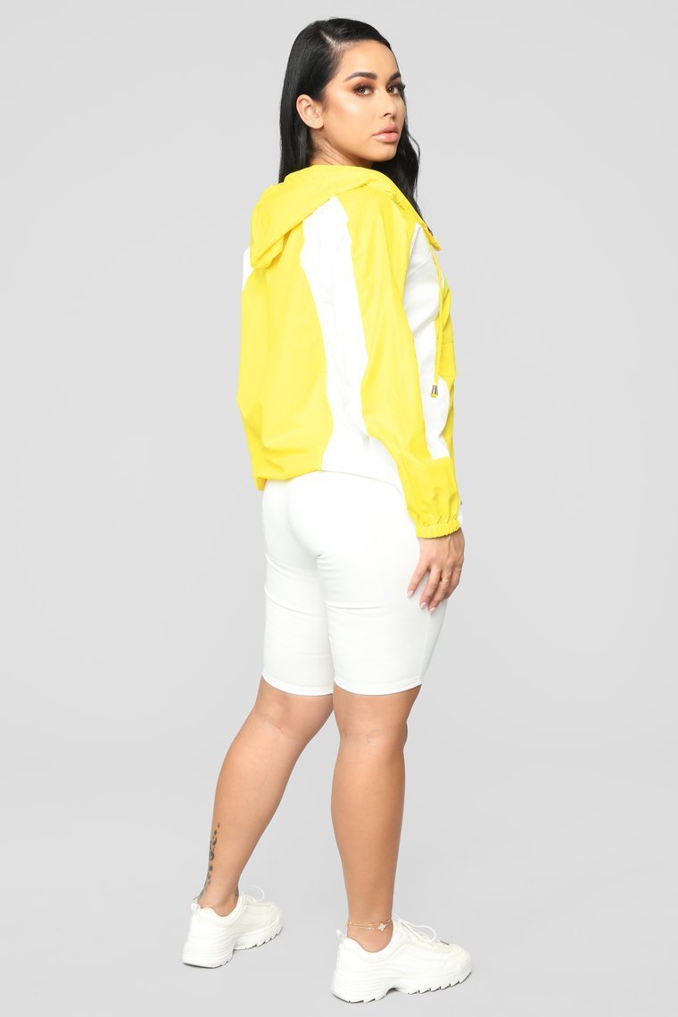 Michelle Nylon Jacket - Yellow