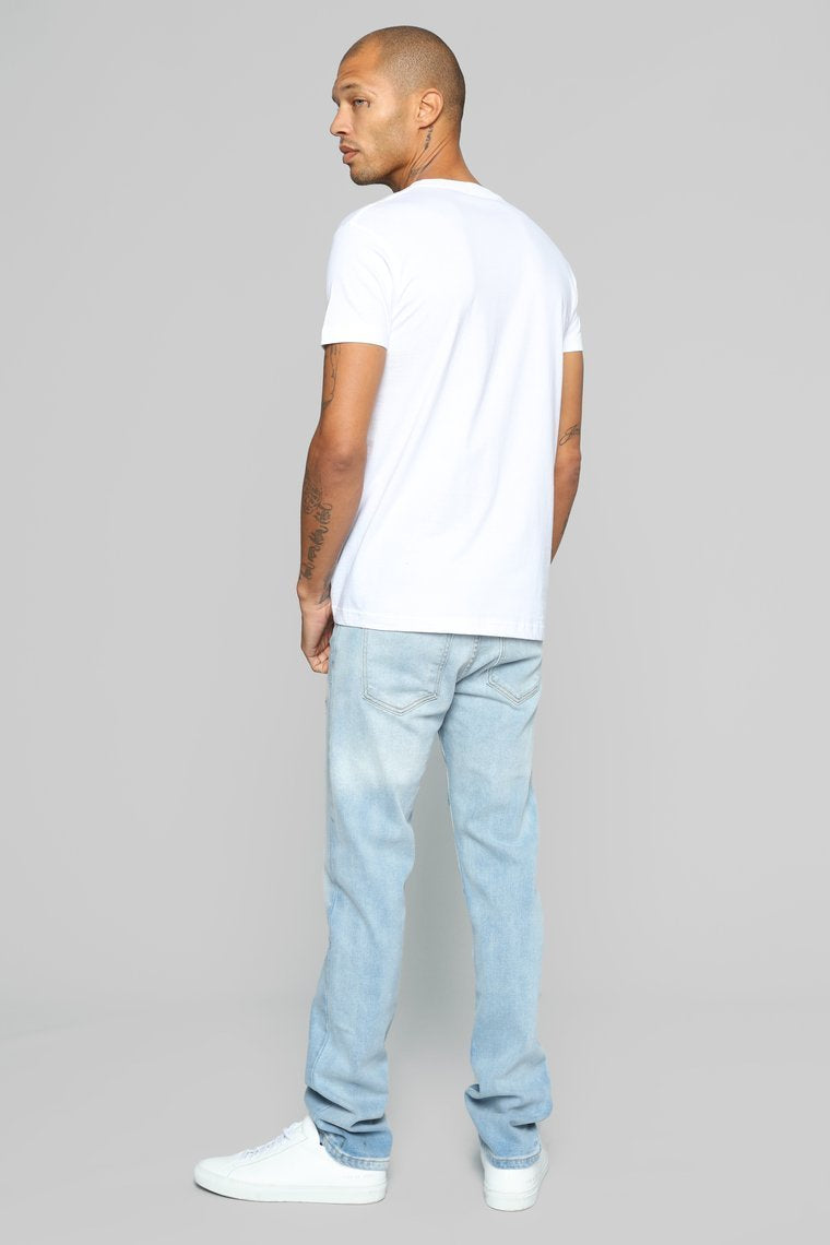 Lit Tree Short Sleeve Tee - White