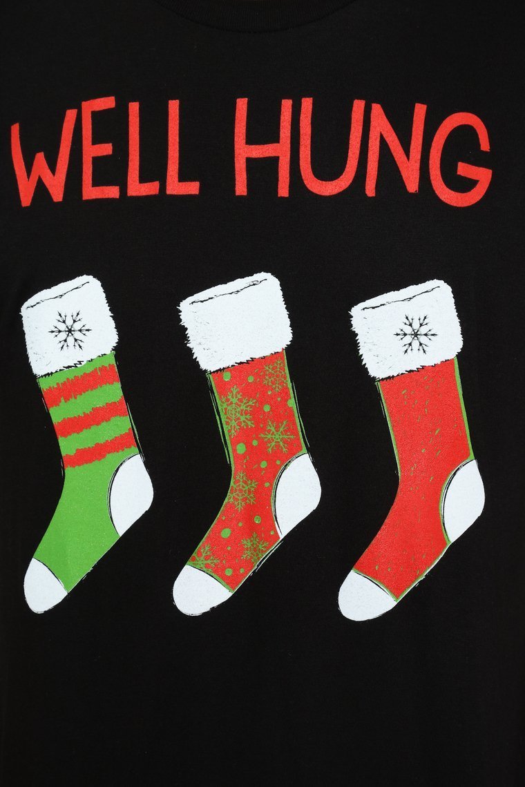 Well Hung Short Sleeve Tee - Black