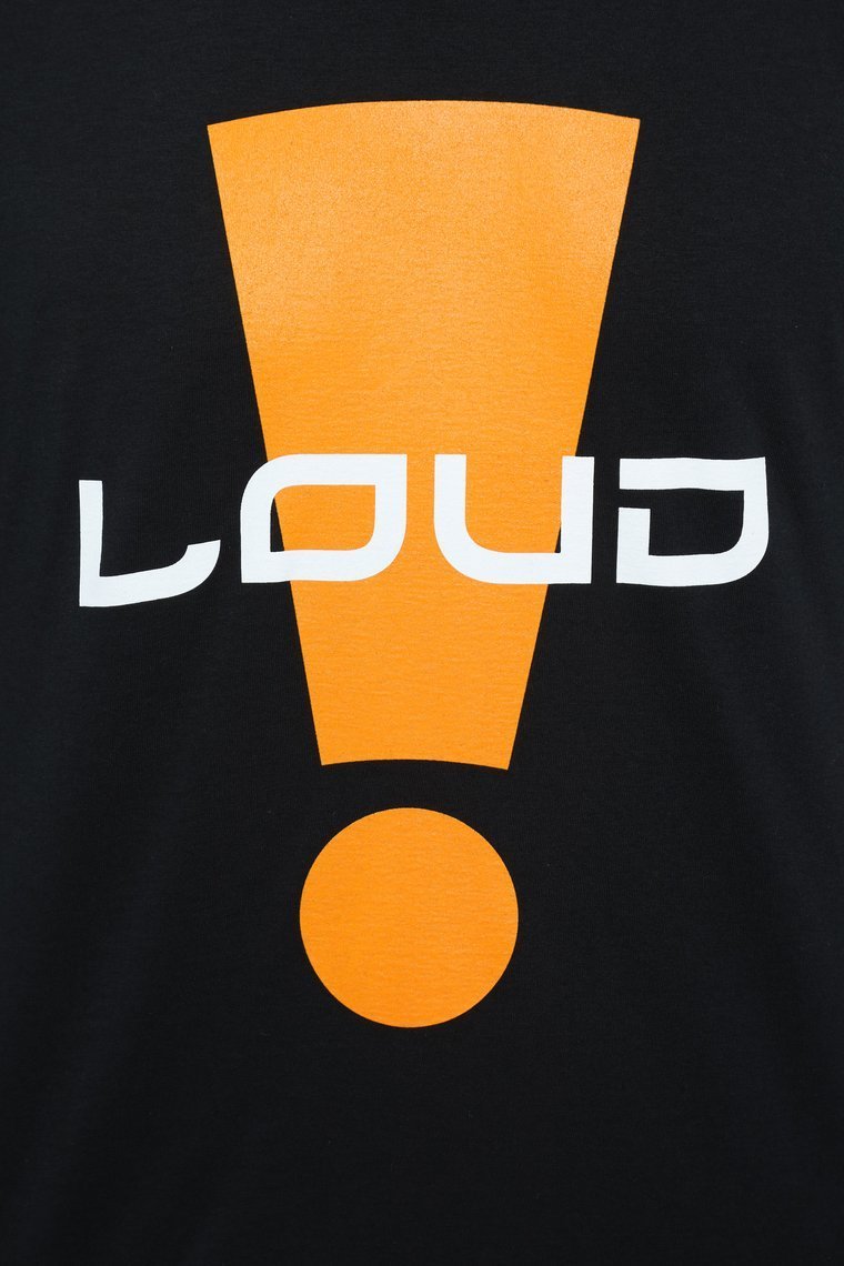 Loud Long Sleeve Tee - Black/Orange