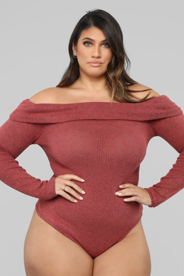 It’s Time Bodysuit - Rouille