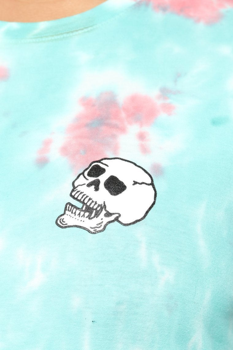 Till Death Tie Dye Tunic - Pink/Combo