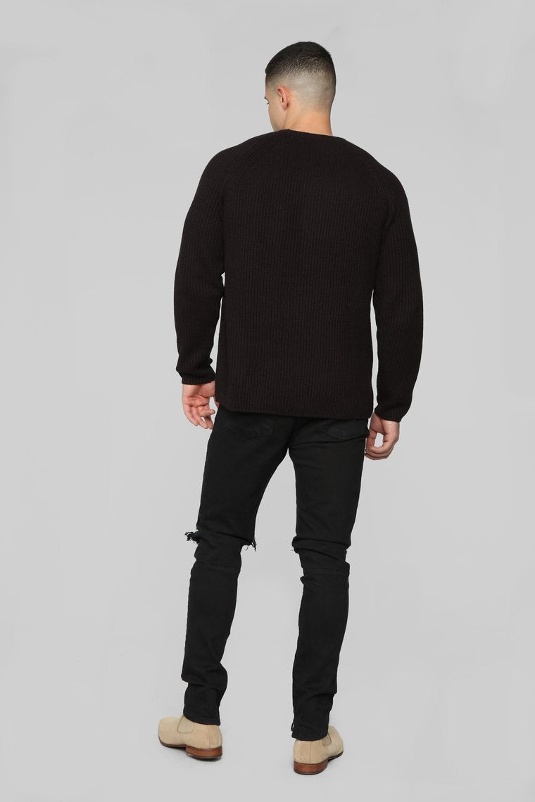 Oren Crewneck Sweater - Noir