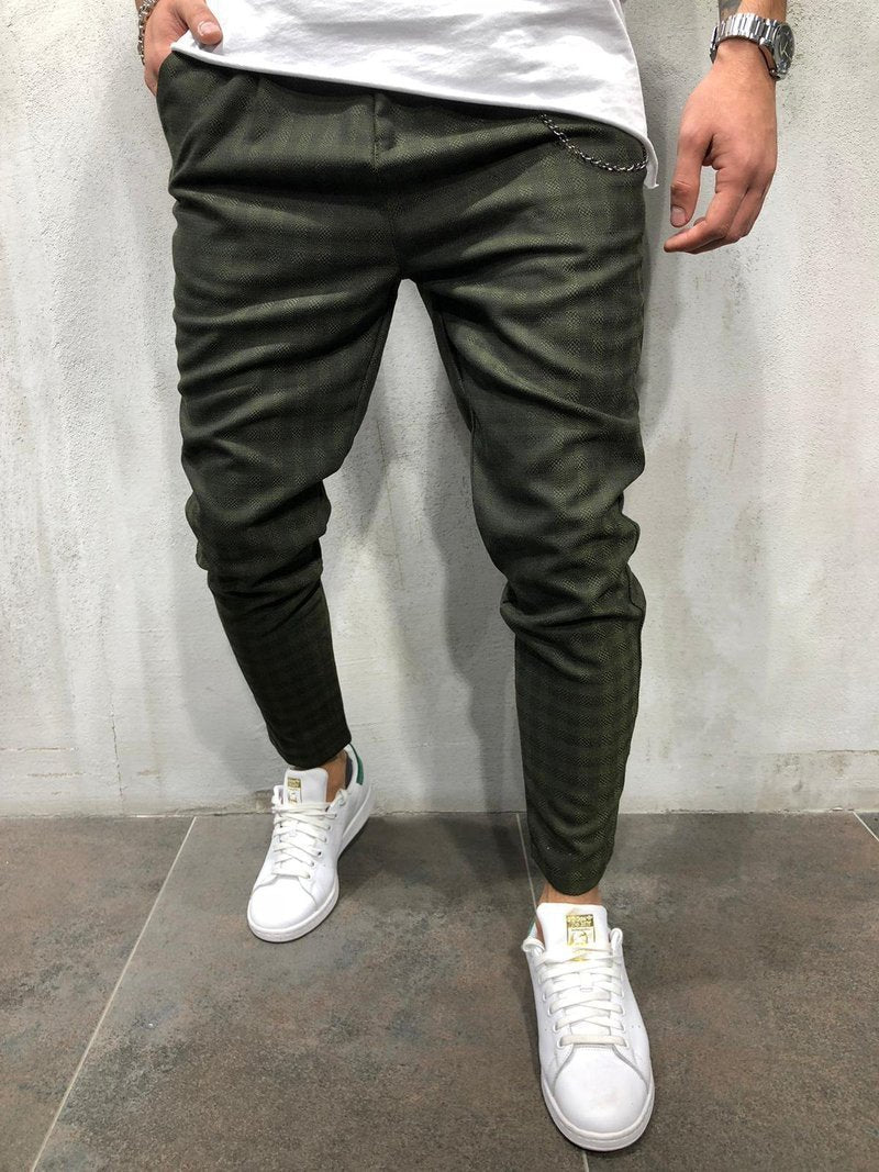 PLAIDS & CHECKS CHEVILLE PANTALON CHAÎNE ACCESSOIRE 3978