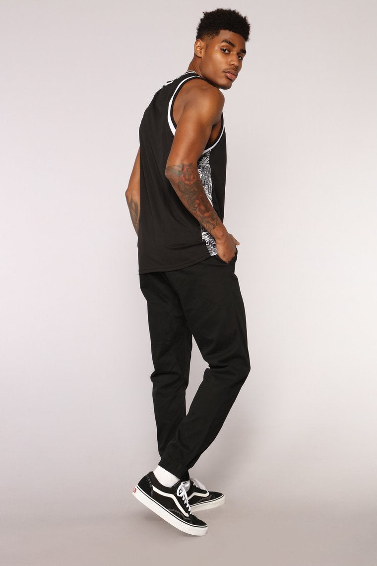 Frankie Tank - Black/White