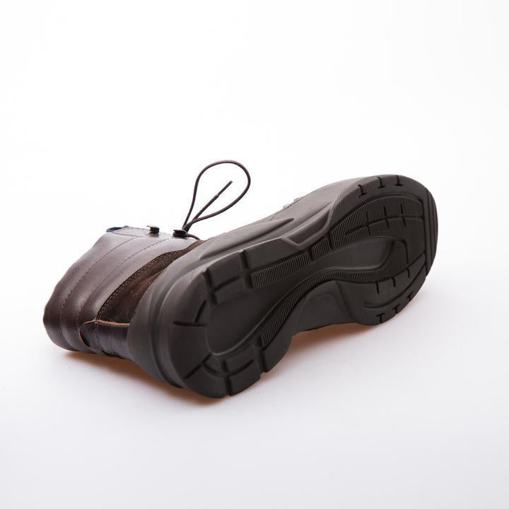 ELON - BROWN & BLUE - CALF LEATHER & NEOPRENE