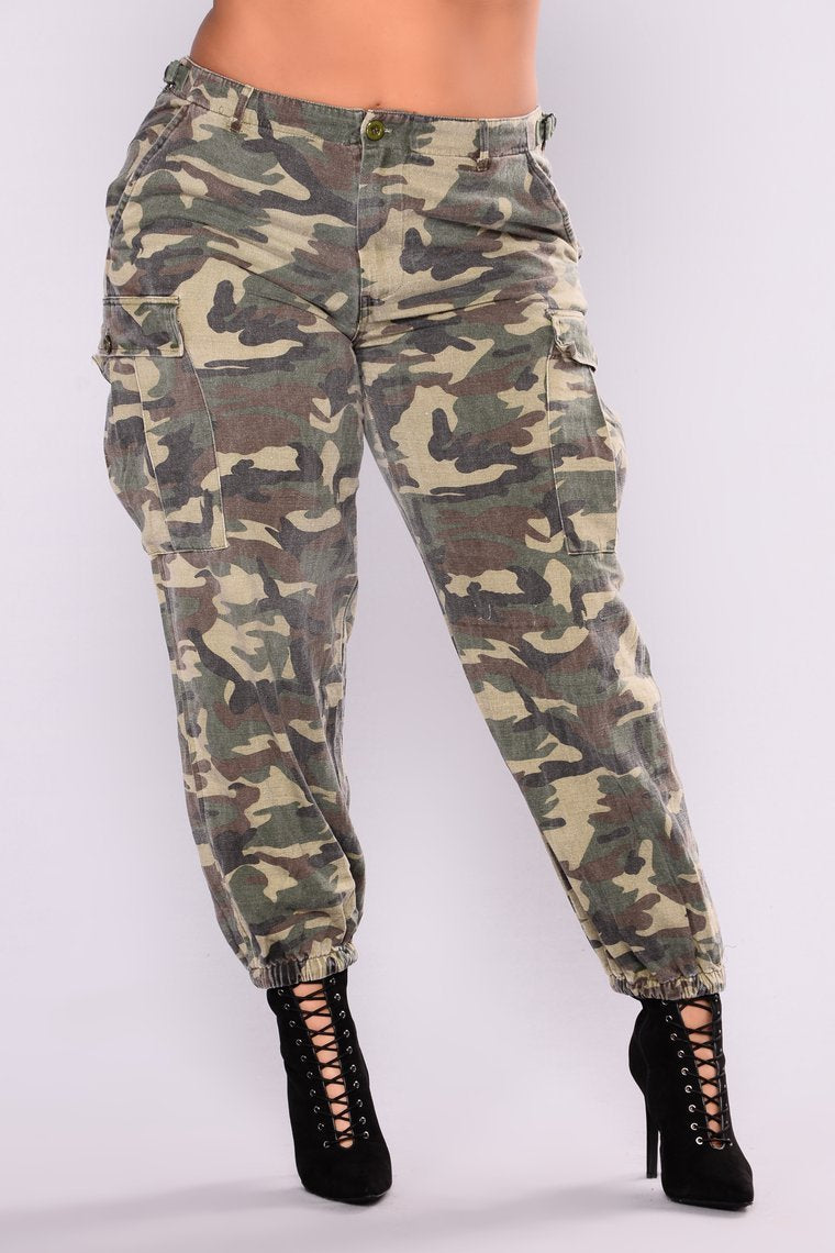 Cadet Kim Oversized Camo Pants - Camo