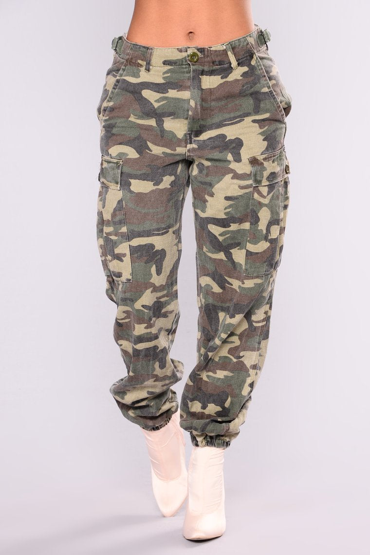 Cadet Kim Oversized Camo Pants - Camo