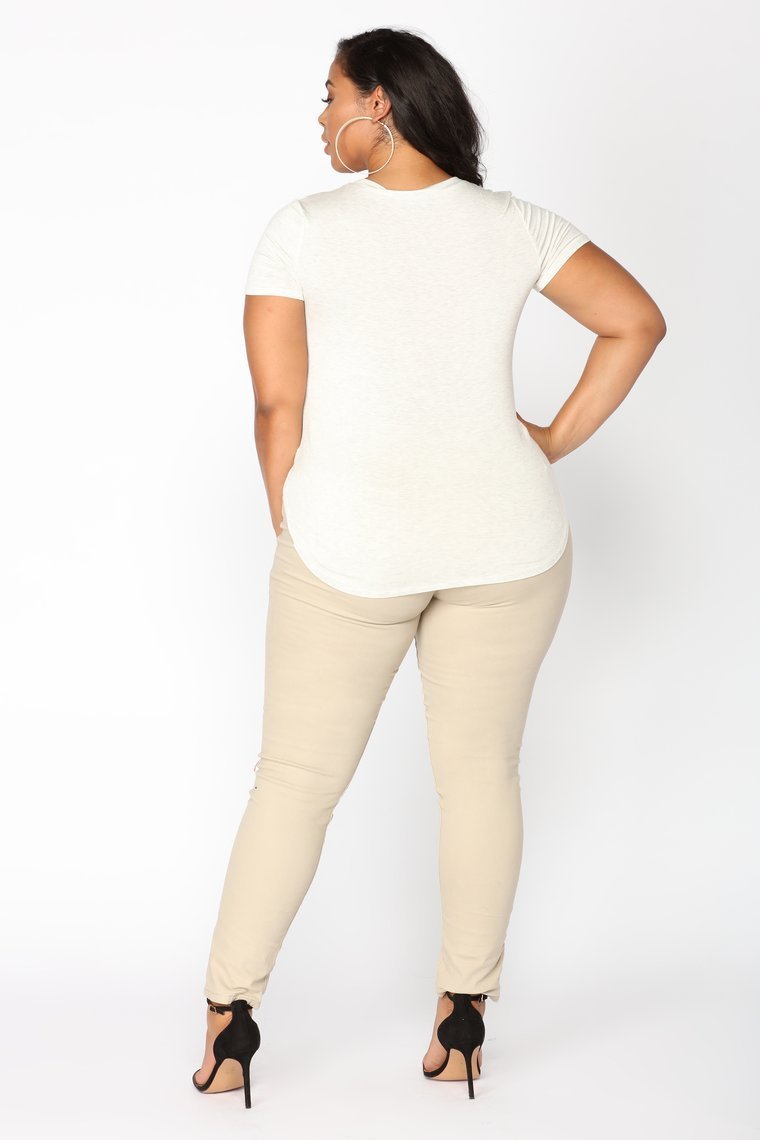 Skinny Uniform Pants - Khaki