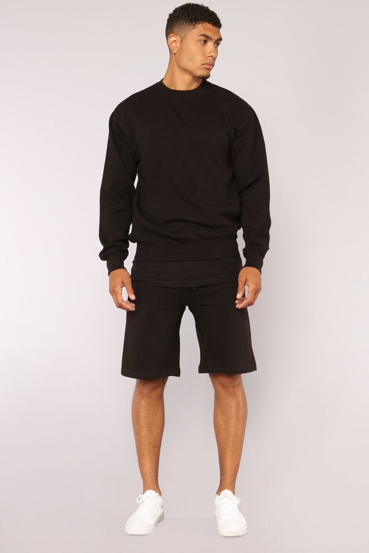 Kurt Crew Sweatshirt - Black