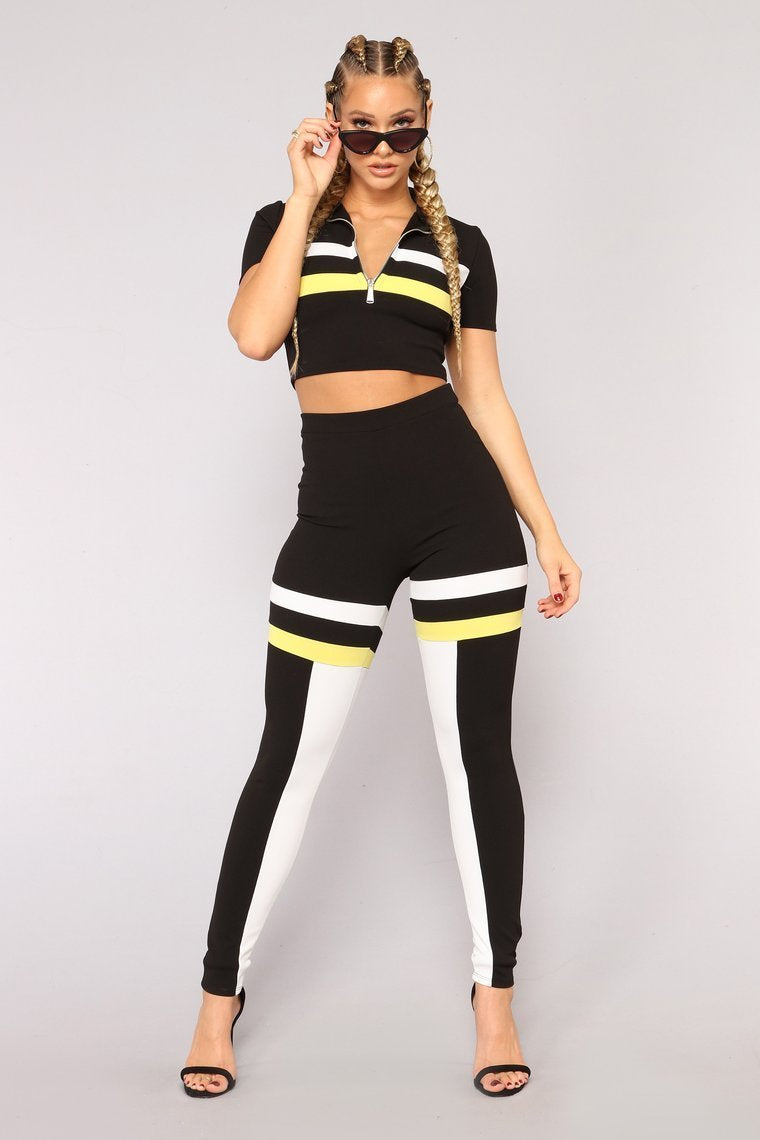 Keep Track Colorblock Set - Black/Yellow