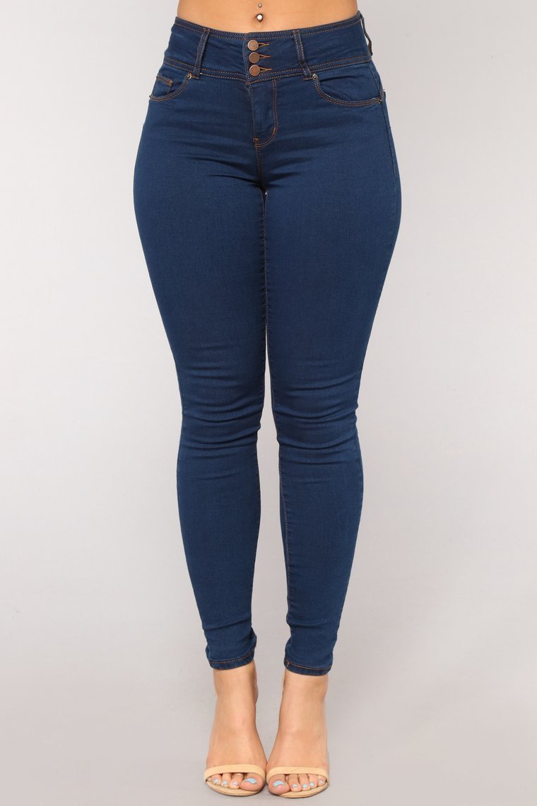 Back It Up Booty Lifting Jeans - Dark Denim