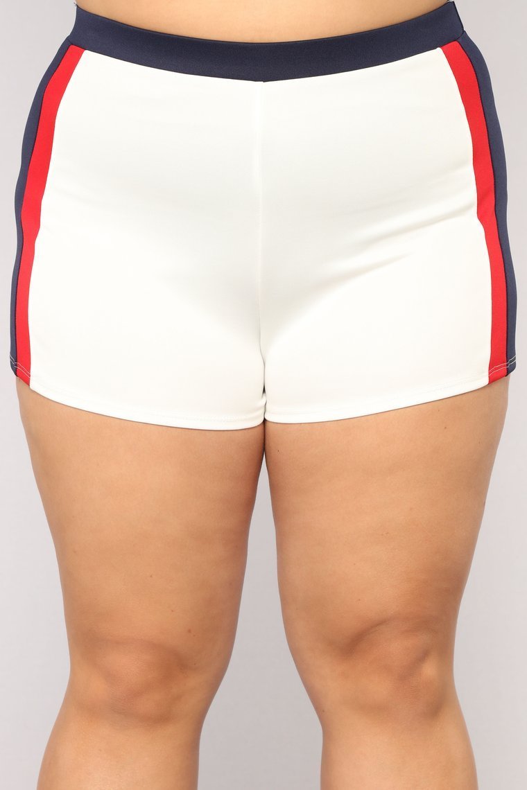 Ensemble short Not Your Baby Girl - Rouge / Blanc