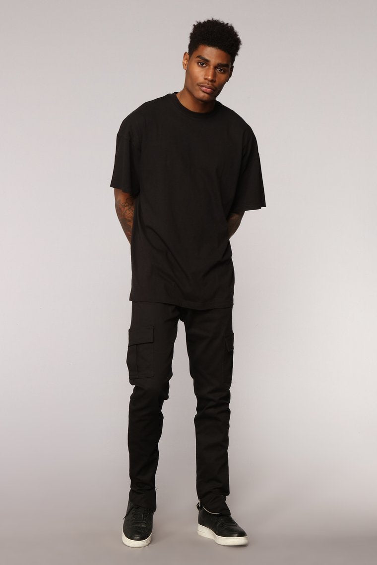 T-shirt oversize Essential - Noir