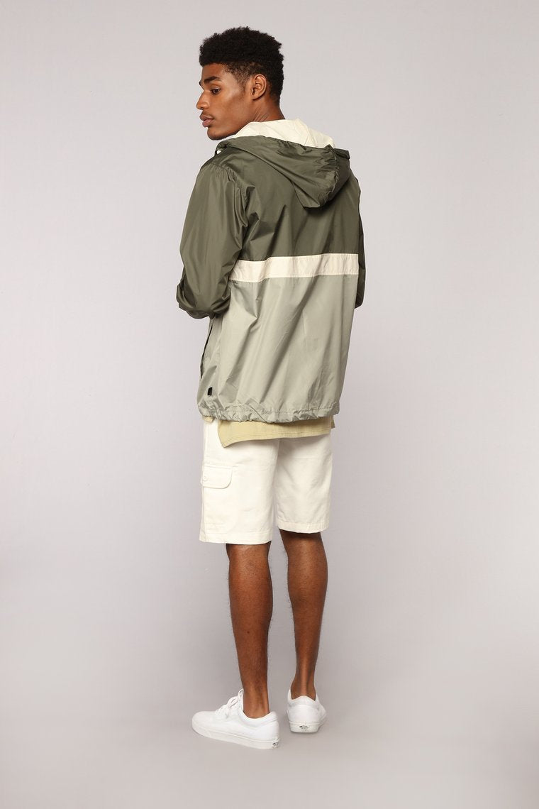 The Takeover Windbreaker - Green/Combo