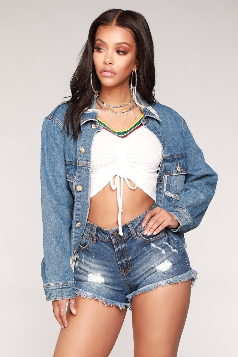 Twice As Nice Denim Jacket - Medium