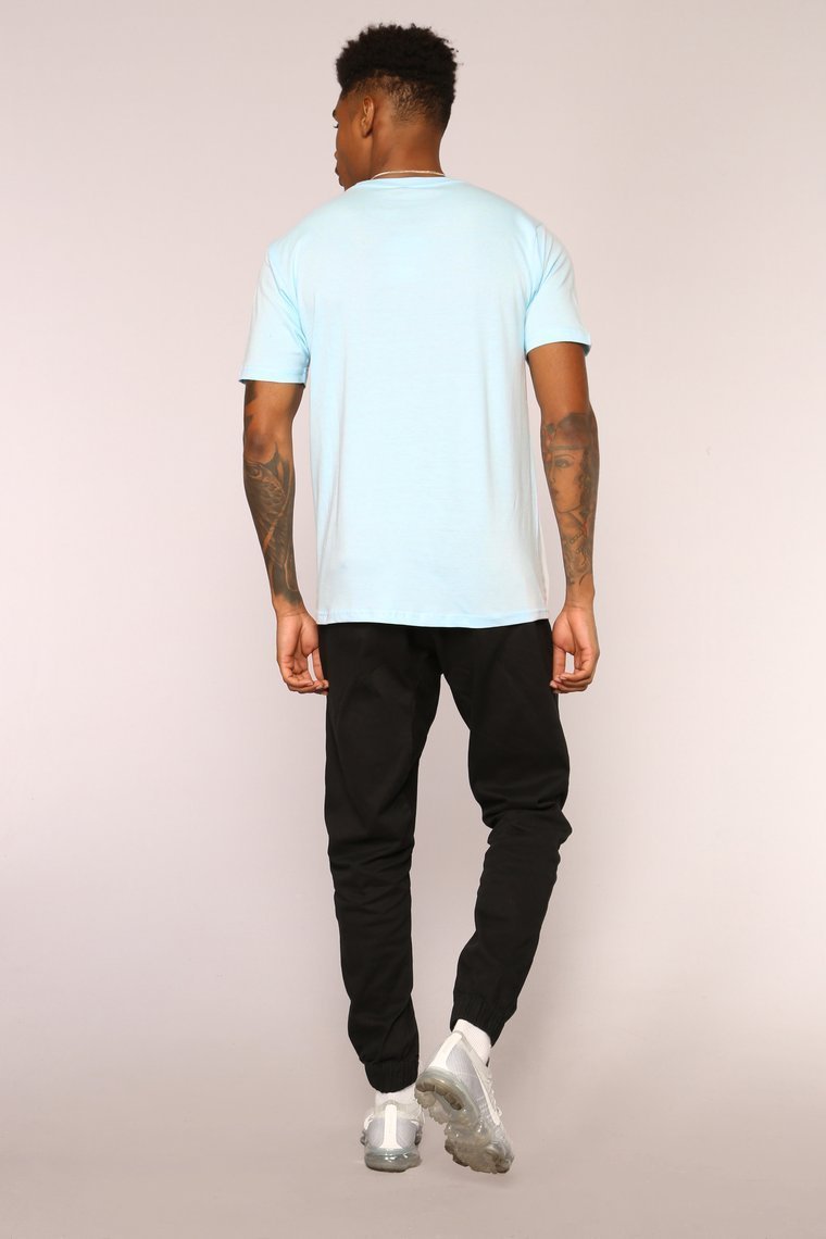 Flamingo Short Sleeve Tee - Bleu