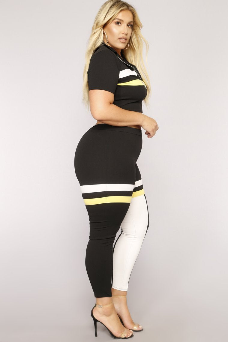 Keep Track Colorblock Set - Black/Yellow