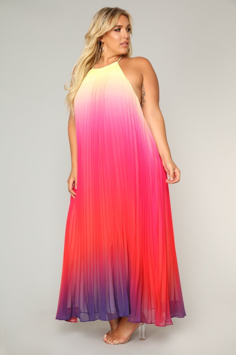 Sunset Ombre Dress - Multi